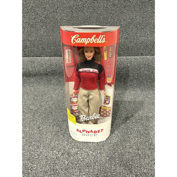 Vintage Barbie Campbell's Alphabet Soup Special Edition Doll 1999 Mattel New Box - Picture 2 of 10